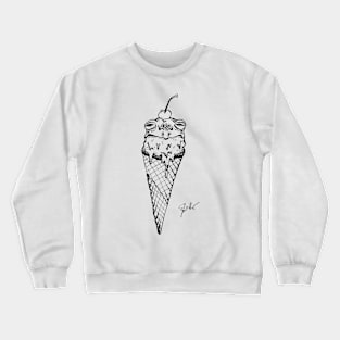 Frog Ice Cream Crewneck Sweatshirt